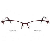 Liz Claiborne Women's Eyeglasses - Violet Lilac Cat Eye Half Rim Frame | L 654 0RY8 00 ,