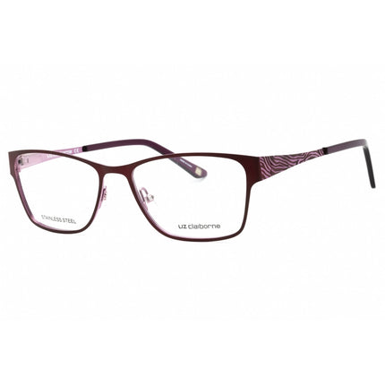 Liz Claiborne Women's Eyeglasses - Plum Rectangular Metal Frame | L 665 00T7 00 ,
