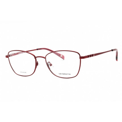 Liz Claiborne Women's Eyeglasses - Burgundy Cat Eye Metal Frame | L 667/T 0LHF 00 ,