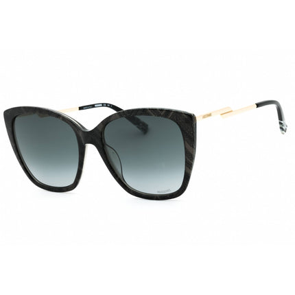 Missoni Women's Sunglasses - White Black Pattern Cat Eye Frame | MIS 0123/G/S 0S37 9O ,