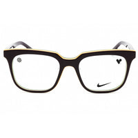 Nike Unisex Eyeglasses - Raisin Tri-Laminate Square Acetate Frame | NIKE 7167LB 502 ,