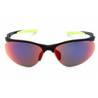 Nike Unisex Sunglasses - Matte Black Oval Half Rim Frame | NIKE AERIAL E DZ7353 011 ,