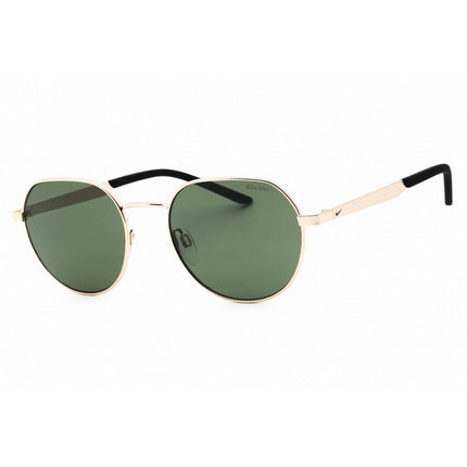 Nike Unisex Sunglasses - Satin Gold Round Frame | NIKE TRAVELER TREND IB3538X 700 ,