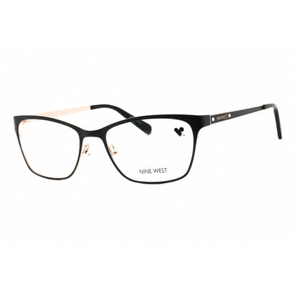 Nine West Women's Eyeglasses - Black Cat Eye Full Rim Metal Frame | NW1105 001 ,