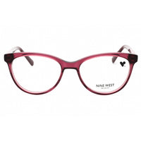 Nine West Women's Eyeglasses - Crystal Mauve Cat Eye Acetate Frame | NW5209 608 ,