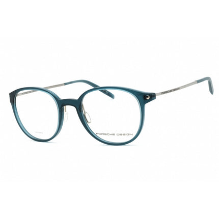 Porsche Men's Eyeglasses - Blue Round Full Rim Plastic Frame | P8335 E ,