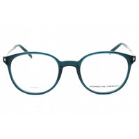 Porsche Men's Eyeglasses - Blue Round Full Rim Plastic Frame | P8335 E ,