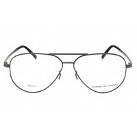 Porsche Men's Eyeglasses - Grey Aviator Full Rim Metal Frame | P8355 D ,