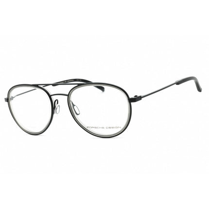 Porsche Men's Eyeglasses - Palladium Silver Aviator Full Rim Plastic Frame | P8366 C ,