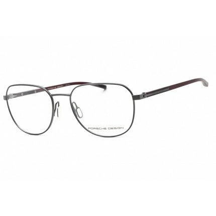Porsche Men's Eyeglasses - Grey Square Full Rim Metal Frame | P8367 C ,
