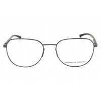 Porsche Men's Eyeglasses - Grey Square Full Rim Metal Frame | P8367 C ,