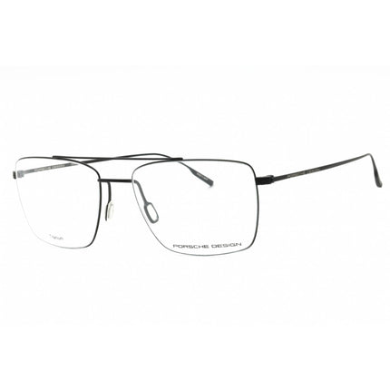 Porsche Men's Eyeglasses - Black Pilot Full Rim Titanium Frame | P8381 A ,