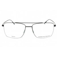 Porsche Men's Eyeglasses - Black Pilot Full Rim Titanium Frame | P8381 A ,