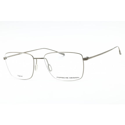 Porsche Men's Eyeglasses - Brown Square Full Rim Titanium Frame | P8382 D ,