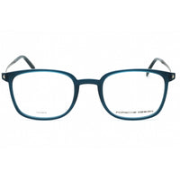 Porsche Men's Eyeglasses - Blue Square Full Rim Plastic Frame | P8385 B ,