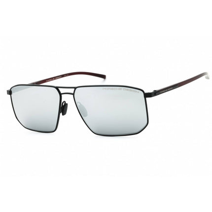 Porsche Men's Sunglasses - Black Pilot Full Rim Metal Frame | P8696 A ,