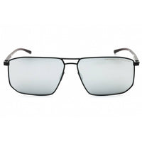 Porsche Men's Sunglasses - Black Pilot Full Rim Metal Frame | P8696 A ,