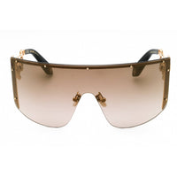 Roberto Cavalli Women's Sunglasses - Rose Gold Shield Rimless Frame | SRC015M 300G ,