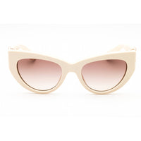 Roberto Cavalli Women's Sunglasses - Shiny Beige Cat Eye Plastic Frame | SRC017M 09X7 ,