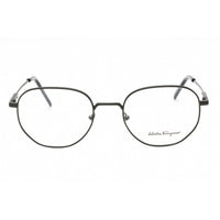 Salvatore Ferragamo Men's Eyeglasses - Shiny Dark Gunmetal Metal Frame | SF2215 070 ,