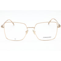 Salvatore Ferragamo Women's Eyeglasses - Rose Gold Square Metal Frame | SF2230 770 ,