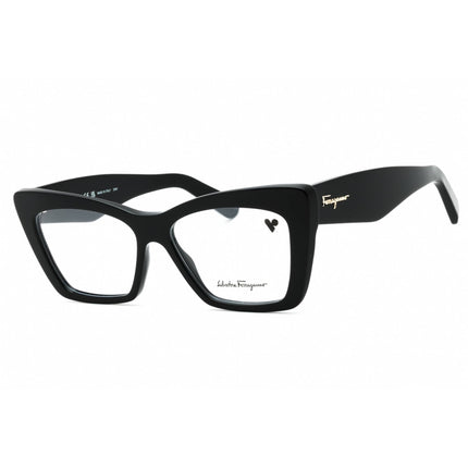 Salvatore Ferragamo Women's Eyeglasses - Black Cat Eye Acetate Frame | SF2865 001 ,