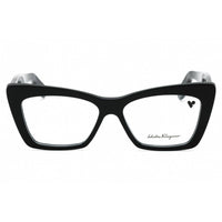 Salvatore Ferragamo Women's Eyeglasses - Black Cat Eye Acetate Frame | SF2865 001 ,