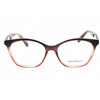 Salvatore Ferragamo Women's Eyeglasses - Grey Peach Cat Eye Frame | SF2873 026 ,
