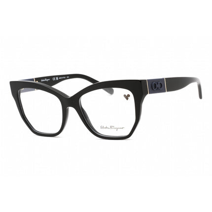 Salvatore Ferragamo Women's Eyeglasses - Black Cat Eye Acetate Frame | SF2936 001 ,