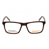 Timberland Men's Eyeglasses - Dark Havana Square Full Rim Plastic Frame | TB1596 052 ,