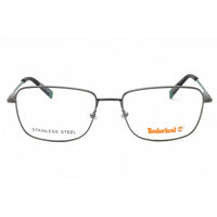 Timberland Men's Eyeglasses - Matte Dark Nickeltin Rectangular Frame | TB1844 007 ,