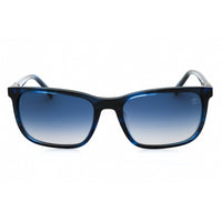 Timberland Men's Sunglasses - Shiny Blue Rectangular Acetate Frame | TB9318 90D ,