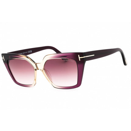 Tom Ford Women's Sunglasses - Violet/Other Square Full Rim Acetate Frame | FT1030 83Z ,