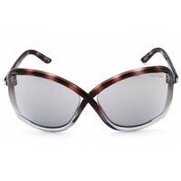 Tom Ford Women's Sunglasses - Gradient Grey Tortoise Oversized Frame | FT1068 55C ,
