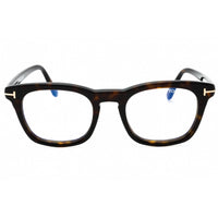 Tom Ford Men's Eyeglasses - Dark Havana Square Full Rim Acetate Frame | FT5870-B 052 ,