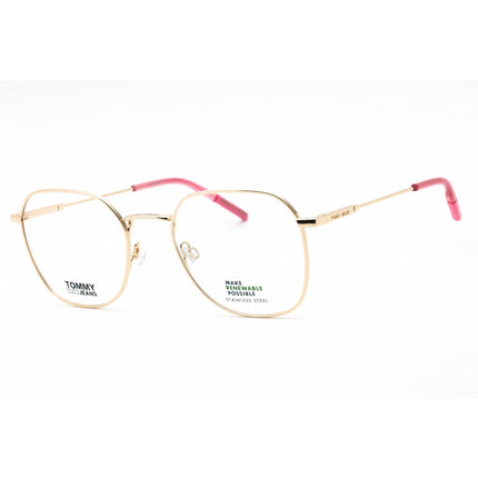 Tommy Hilfiger Women's Eyeglasses - Gold Square Full Rim Metal Frame | TJ 0091 J5G ,