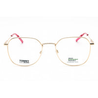 Tommy Hilfiger Women's Eyeglasses - Gold Square Full Rim Metal Frame | TJ 0091 J5G ,
