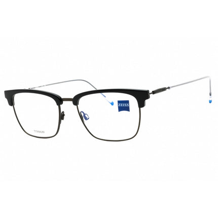 Zeiss Men's Eyeglasses - Black Square Full Rim Titanium Frame | ZS22300 001 ,