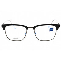 Zeiss Men's Eyeglasses - Black Square Full Rim Titanium Frame | ZS22300 001 ,