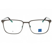 Zeiss Men's Eyeglasses - Matte Gunmetal Square Full Rim Metal Frame | ZS22400 070 ,