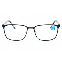 Zeiss Men's Eyeglasses - Matte Navy Square Full Rim Metal Frame | ZS22400 410 ,