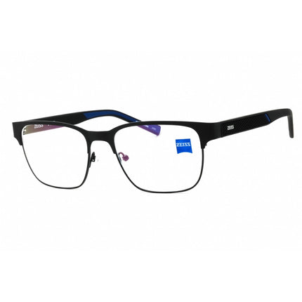 Zeiss Men's Eyeglasses - Matte Black Square Full Rim Metal Frame | ZS22403 002 ,