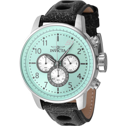 Invicta Men's Watch - S1 Rally Chrono Gunmetal, Turquoise and Silver Dial | 45908 ,