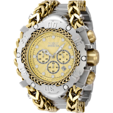 Invicta Men's Watch - Gladiator Chronograph Gold and Silver Dial Bracelet | 48190 ,