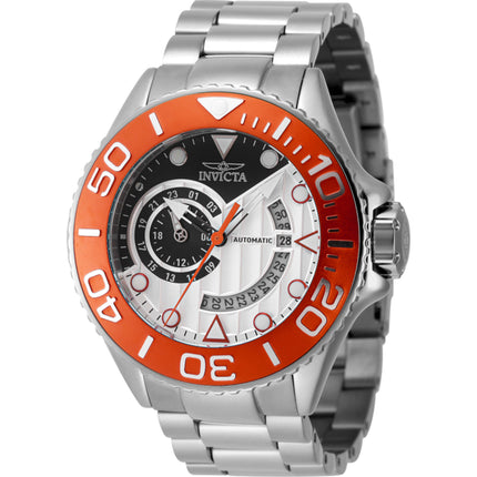 Invicta Men's Watch - Grand Diver Automatic Silver and Black Dial Bracelet | 48242 ,