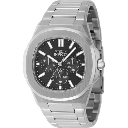 Invicta Men's Watch - Speedway Quartz Black Dial Stainless Steel Bracelet | 48325 ,