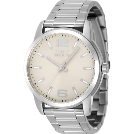 Invicta Men's Watch - Celestial Ivory Dial Silver Stainless Steel Bracelet | 48492 ,