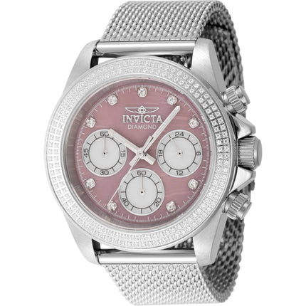 Invicta Women's Watch - Elite Diamond Quartz Chronograph Silver Tone Bracelet | 48758 ,