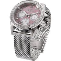 Invicta Women's Watch - Elite Diamond Quartz Chronograph Silver Tone Bracelet | 48758 ,