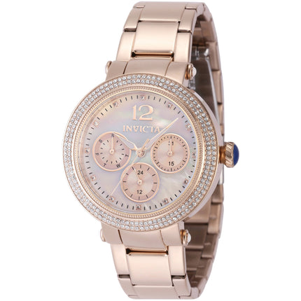 Invicta Women's Watch - Bolt Quartz Chronograph Rose Gold and White MOP Dial | 48863 ,